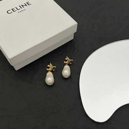 Replica Celine Earrings For Women #1051388 $32.00 USD for Wholesale