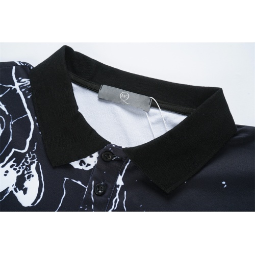 Replica Alexander McQueen T-shirts Short Sleeved For Men #1051555 $36.00 USD for Wholesale