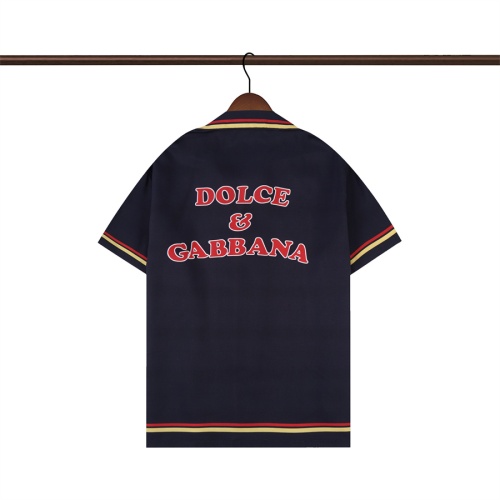 Replica Dolce & Gabbana D&G Shirts Short Sleeved For Men #1051653 $36.00 USD for Wholesale