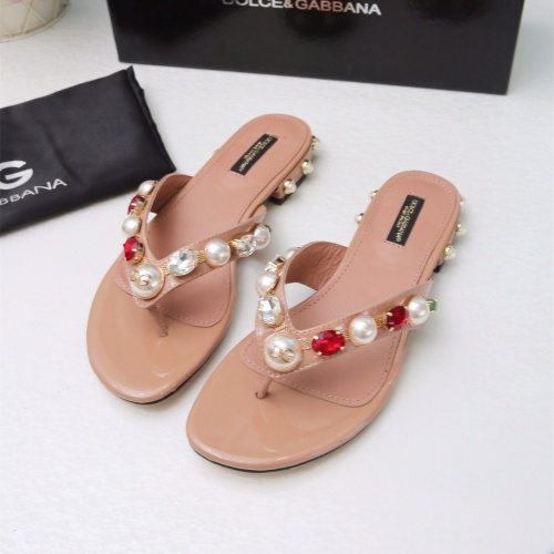 Replica Dolce &amp; Gabbana D&amp;G Slippers For Women #1051747, $72.00 USD, [ITEM#1051747], Replica Dolce &amp; Gabbana D&amp;G Slippers outlet from China
