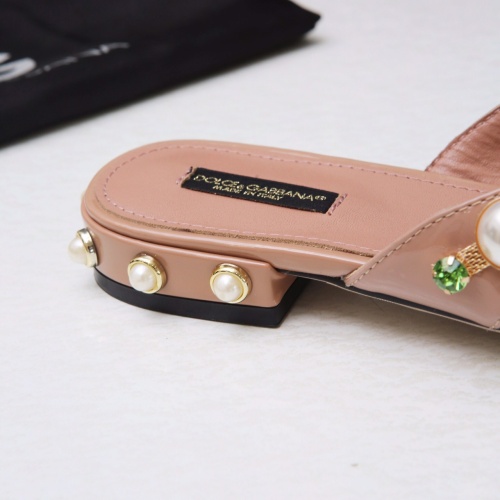 Replica Dolce & Gabbana D&G Slippers For Women #1051747 $72.00 USD for Wholesale
