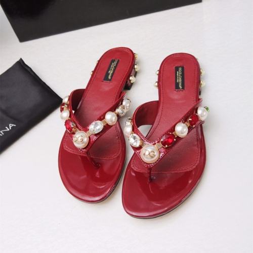 Replica Dolce &amp; Gabbana D&amp;G Slippers For Women #1051749, $72.00 USD, [ITEM#1051749], Replica Dolce &amp; Gabbana D&amp;G Slippers outlet from China