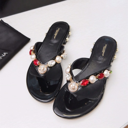 Replica Dolce &amp; Gabbana D&amp;G Slippers For Women #1051750, $72.00 USD, [ITEM#1051750], Replica Dolce &amp; Gabbana D&amp;G Slippers outlet from China