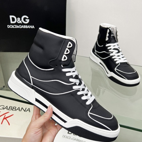 Replica D&G High Top Shoes For Men #1051782 $108.00 USD for Wholesale