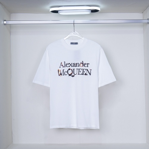Replica Alexander McQueen T-shirts Short Sleeved For Unisex #1051849, $27.00 USD, [ITEM#1051849], Replica Alexander McQueen T-shirts outlet from China