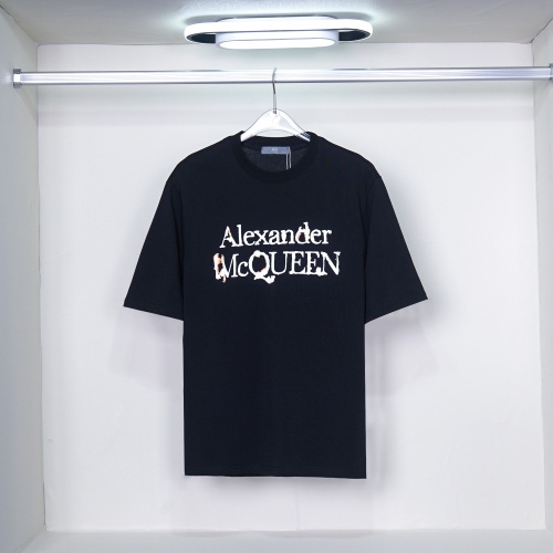 Replica Alexander McQueen T-shirts Short Sleeved For Unisex #1051850, $27.00 USD, [ITEM#1051850], Replica Alexander McQueen T-shirts outlet from China
