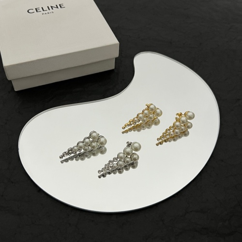 Replica Celine Earrings For Women #1051877 $36.00 USD for Wholesale