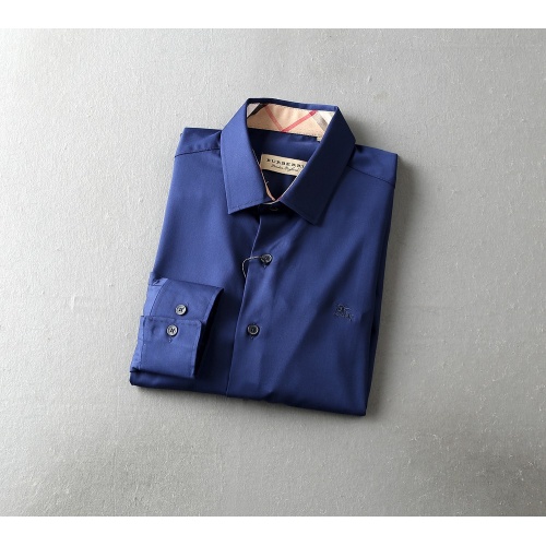 Replica Burberry Shirts Long Sleeved For Men #1052105 $40.00 USD for Wholesale