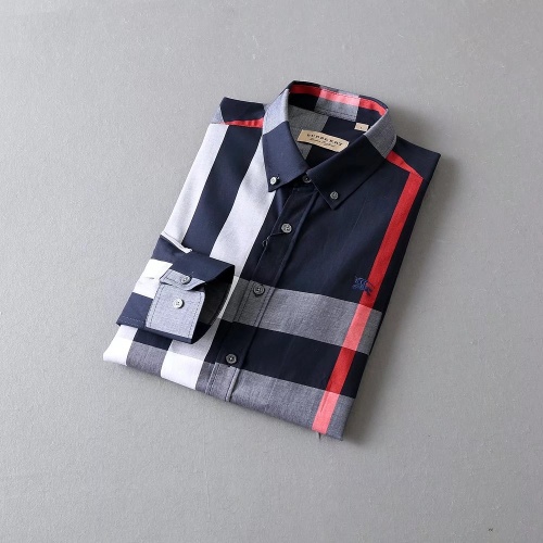 Replica Burberry Shirts Long Sleeved For Men #1052134 $38.00 USD for Wholesale