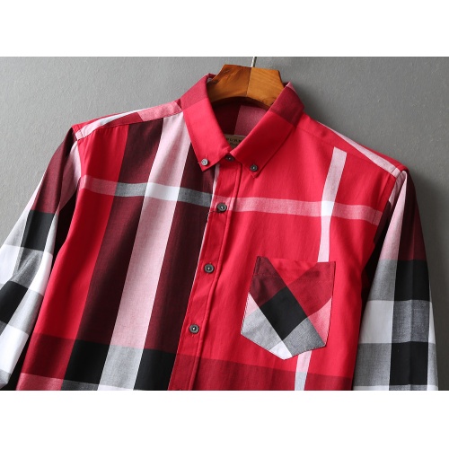 Replica Burberry Shirts Long Sleeved For Men #1052167 $39.00 USD for Wholesale