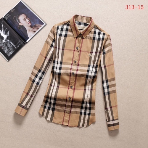 Replica Burberry Shirts Long Sleeved For Women #1052228, $36.00 USD, [ITEM#1052228], Replica Burberry Shirts outlet from China