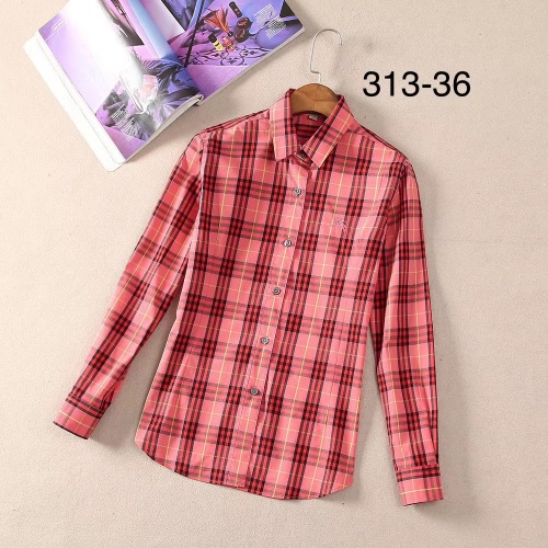 Replica Burberry Shirts Long Sleeved For Women #1052236, $38.00 USD, [ITEM#1052236], Replica Burberry Shirts outlet from China