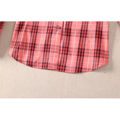 Replica Burberry Shirts Long Sleeved For Women #1052236 $38.00 USD for Wholesale