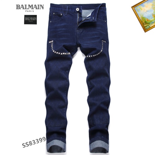 Replica Balmain Jeans For Men #1052294, $48.00 USD, [ITEM#1052294], Replica Balmain Jeans outlet from China