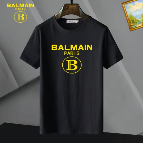 Replica Balmain T-Shirts Short Sleeved For Men #1052345, $25.00 USD, [ITEM#1052345], Replica Balmain T-Shirts outlet from China