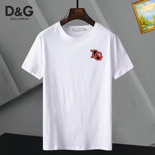 Replica Dolce &amp; Gabbana D&amp;G T-Shirts Short Sleeved For Men #1052359, $25.00 USD, [ITEM#1052359], Replica Dolce &amp; Gabbana D&amp;G T-Shirts outlet from China