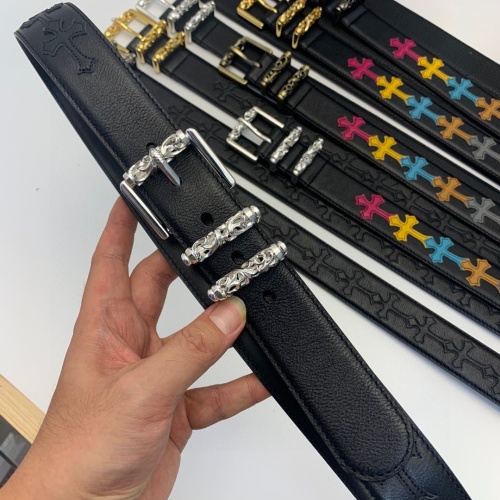 Replica Chrome Hearts AAA Quality Belts For Men #1053086 $122.00 USD for Wholesale