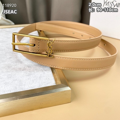 Replica Yves Saint Laurent AAA Quality Belts For Women #1053137, $52.00 USD, [ITEM#1053137], Replica Yves Saint Laurent AAA Quality Belts outlet from China
