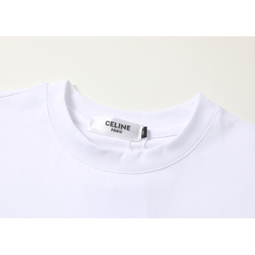 Replica Celine T-Shirts Short Sleeved For Men #1053524 $25.00 USD for Wholesale