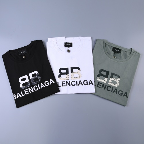 Replica Balenciaga T-Shirts Short Sleeved For Men #1055106 $29.00 USD for Wholesale