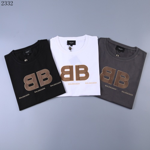 Replica Balenciaga T-Shirts Short Sleeved For Men #1055121 $29.00 USD for Wholesale