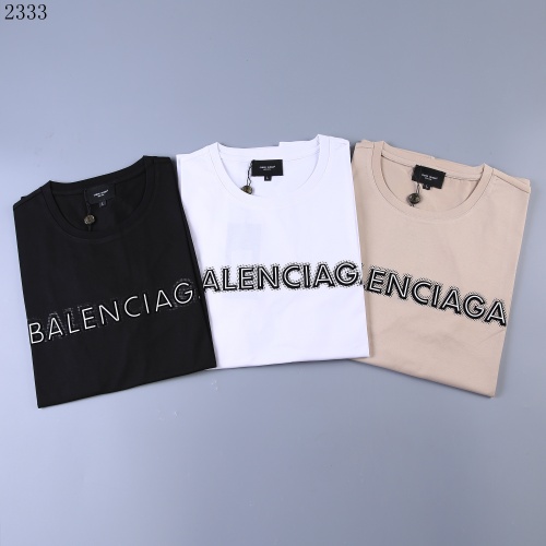 Replica Balenciaga T-Shirts Short Sleeved For Men #1055123 $29.00 USD for Wholesale