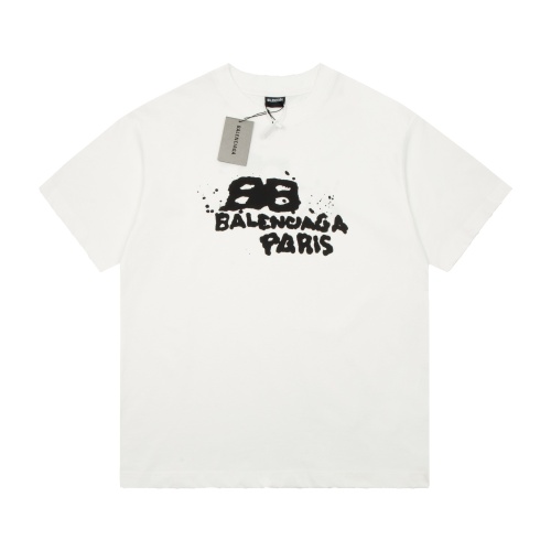 Replica Balenciaga T-Shirts Short Sleeved For Unisex #1055205, $34.00 USD, [ITEM#1055205], Replica Balenciaga T-Shirts outlet from China