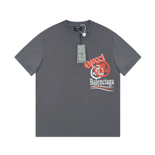 Replica Balenciaga T-Shirts Short Sleeved For Unisex #1055219, $36.00 USD, [ITEM#1055219], Replica Balenciaga T-Shirts outlet from China