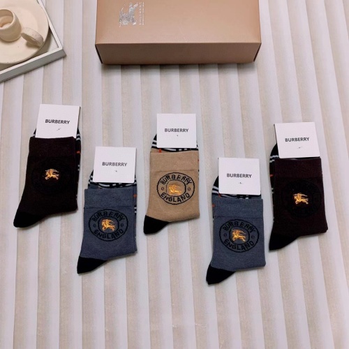 Replica Burberry Socks #1055498 $27.00 USD for Wholesale