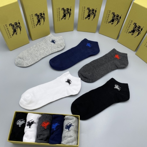 Replica Burberry Socks #1055501 $27.00 USD for Wholesale