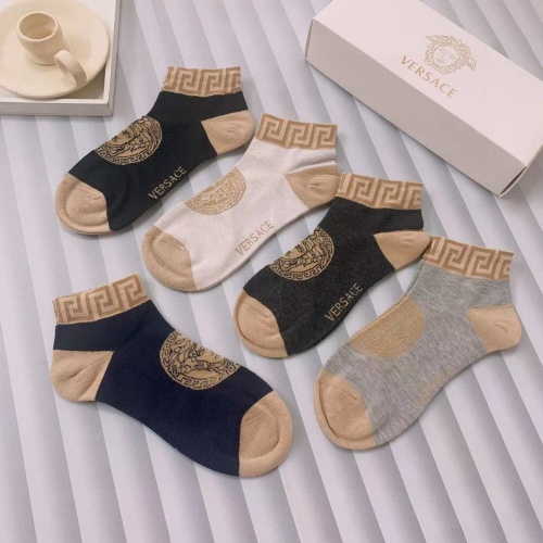 Replica Versace Socks #1055534 $29.00 USD for Wholesale