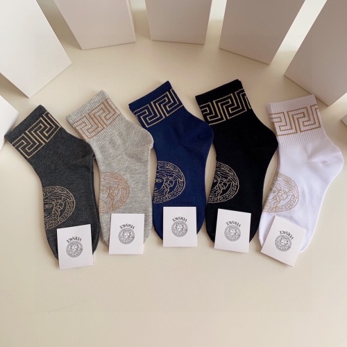 Replica Versace Socks #1055535, $27.00 USD, [ITEM#1055535], Replica Versace Socks outlet from China