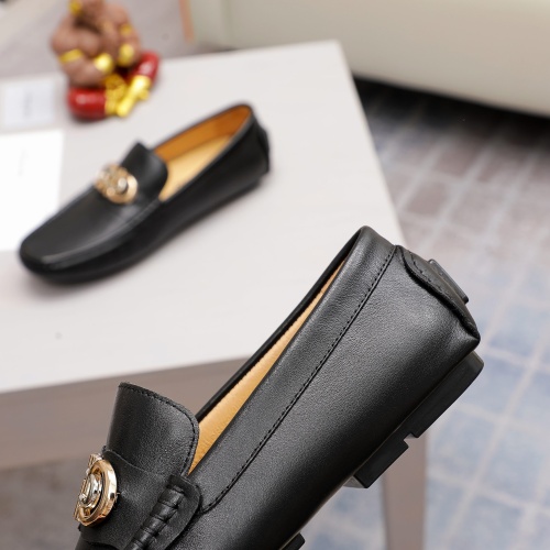 Replica Salvatore Ferragamo Leather Shoes For Men #1056285 $68.00 USD for Wholesale