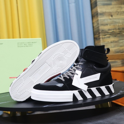 Replica Off-White High Tops Shoes For Men #1056674 $102.00 USD for Wholesale
