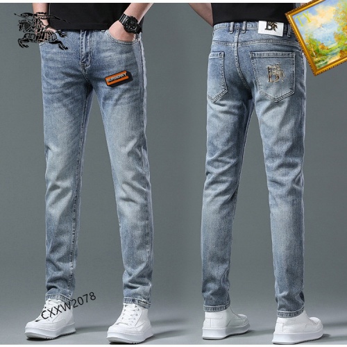 Replica Burberry Jeans For Men #1057946, $48.00 USD, [ITEM#1057946], Replica Burberry Jeans outlet from China