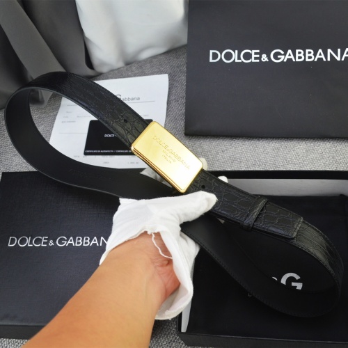 Replica Dolce & Gabbana D&G AAA Quality Belts For Men #1059235 $72.00 USD for Wholesale