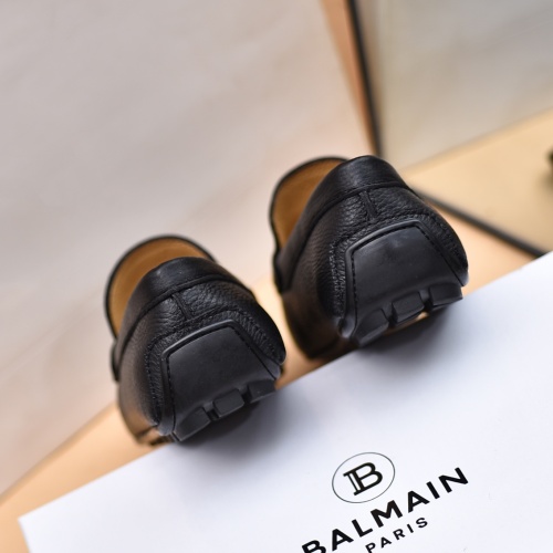 Replica Balmain Leather Shoes For Men #1059360 $80.00 USD for Wholesale