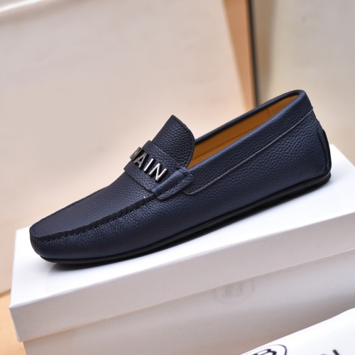 Replica Balmain Leather Shoes For Men #1059367 $80.00 USD for Wholesale
