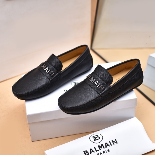 Replica Balmain Leather Shoes For Men #1059370, $80.00 USD, [ITEM#1059370], Replica Balmain Leather Shoes outlet from China
