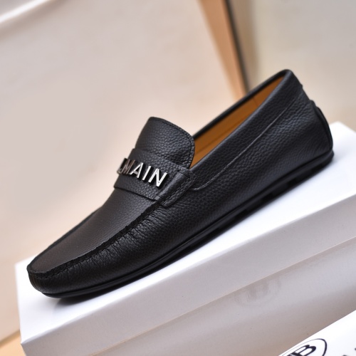 Replica Balmain Leather Shoes For Men #1059370 $80.00 USD for Wholesale