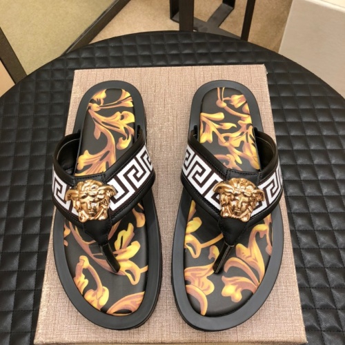 Replica Versace Slippers For Men #1060242, $48.00 USD, [ITEM#1060242], Replica Versace Slippers outlet from China
