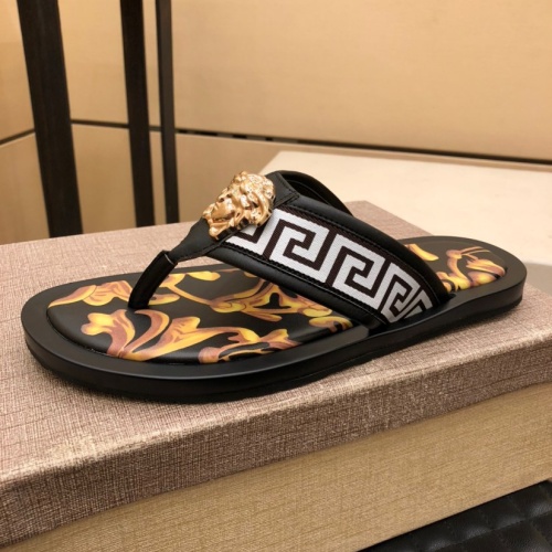 Replica Versace Slippers For Men #1060242 $48.00 USD for Wholesale
