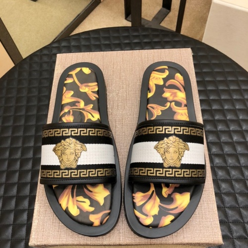 Replica Versace Slippers For Men #1060249, $48.00 USD, [ITEM#1060249], Replica Versace Slippers outlet from China