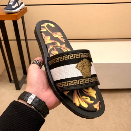 Replica Versace Slippers For Men #1060249 $48.00 USD for Wholesale