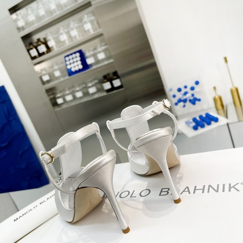 Replica Manolo Blahnik Sandals For Women #1060928 $118.00 USD for Wholesale