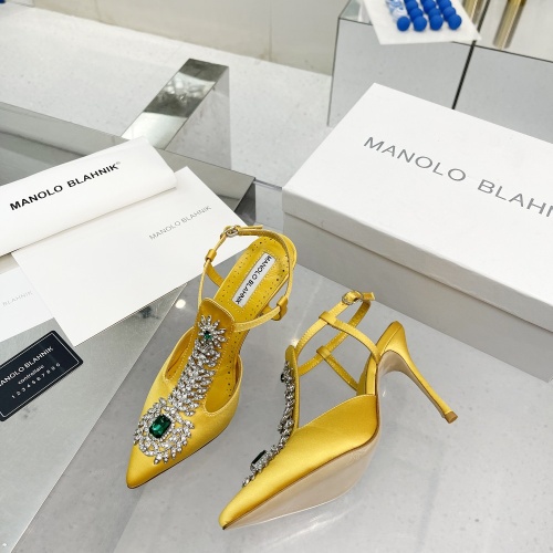 Replica Manolo Blahnik Sandals For Women #1060929 $118.00 USD for Wholesale