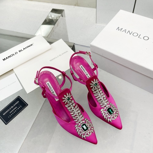 Replica Manolo Blahnik Sandals For Women #1060930 $118.00 USD for Wholesale
