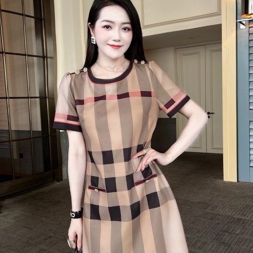Replica Burberry Dresses Short Sleeved For Women #1061450, $85.00 USD, [ITEM#1061450], Replica Burberry Dresses outlet from China