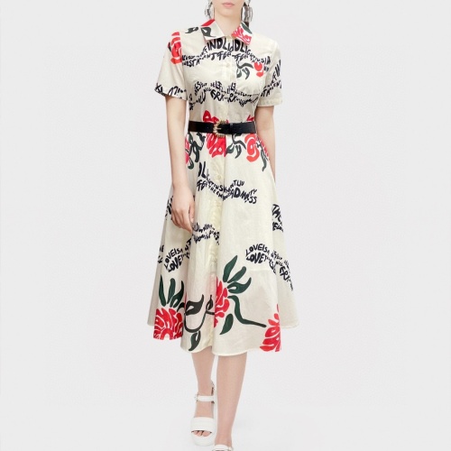 Replica Valentino Dresses Short Sleeved For Women #1061473 $96.00 USD for Wholesale