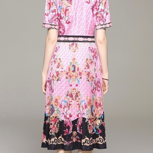 Replica Valentino Dresses Short Sleeved For Women #1062184 $60.00 USD for Wholesale